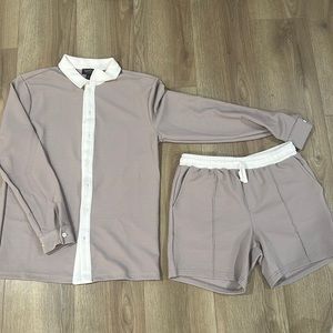 Men’s Two Piece long sleeve short set
